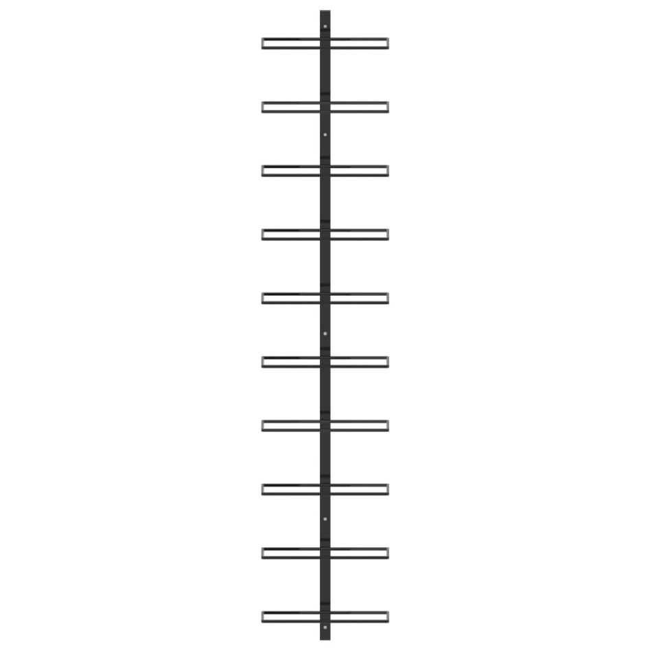 Botellero de pared para 10 botellas metal