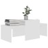 Set de mesas de centro madera contrachapada blanco 100x48x40