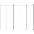 Biombo divisor de 5 paneles de tela blanco 250x200