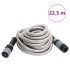 Manguera jardín pulverizador acero inoxidable plata 14mm 22,5