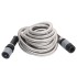 Manguera jardín pulverizador acero inoxidable plata 14mm 22,5