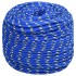 Cuerda de barco polipropileno azul 10 mm 100