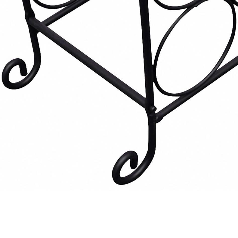 Botellero de metal para 21