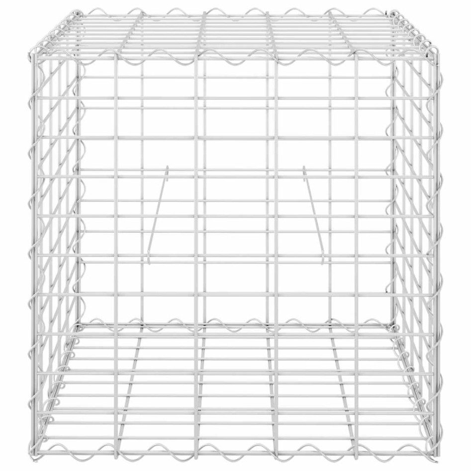 Arriate de gaviones cúbico alambre de acero 50x50x50