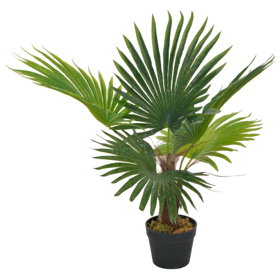 Planta artificial palmera con macetero 70 cm