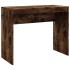 Escritorio de madera contrachapada roble ahumado 90x40x72