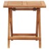 Mesa de centro plegable de jardín madera de acacia 40x40x40