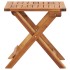 Mesa de centro plegable de jardín madera de acacia 40x40x40