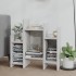 Armario auxiliar madera contrachapada gris hormigón 60x26x60