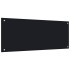 Protección salpicaduras cocina vidrio templado negro 100x40