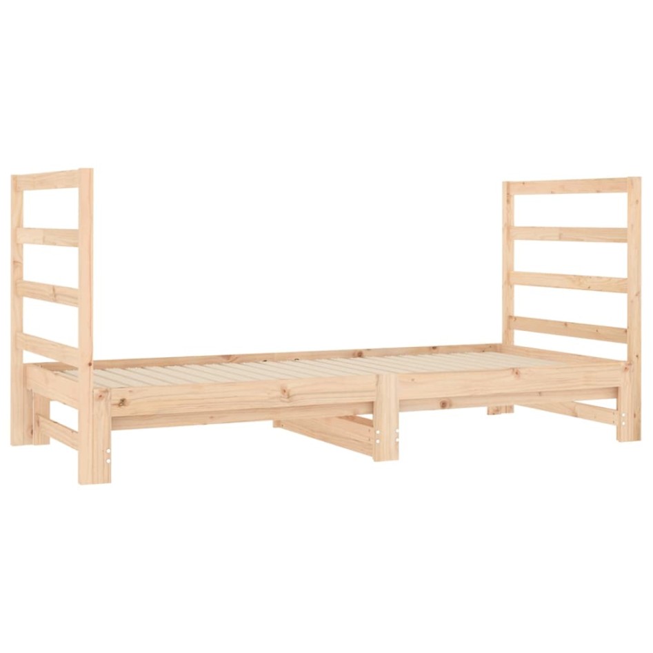 Sofá cama extraíble madera maciza de pino 2x(90x190)