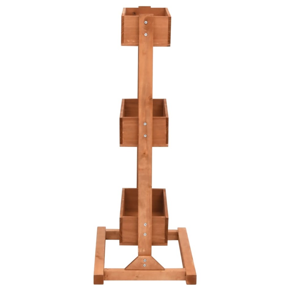 Jardinera de madera de abeto 52x30x78