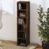 Estantería de CD madera contrachapada roble ahumado 21x20x88