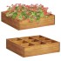 Arriate de especias madera maciza de acacia 60x60x15