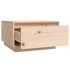 Mesa de centro de madera maciza de pino 55x56x32