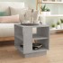 Mesa de centro madera de ingeniería gris hormigón 40x40x43