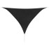 Toldo de vela triangular tela Oxford gris antracita 5x5x5