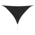 Toldo de vela triangular tela Oxford gris antracita 5x5x5