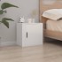 Mesitas de noche de pared 2 uds blanco 50x30x47