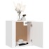 Mesitas de noche de pared 2 uds blanco 50x30x47