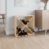 Botellero de madera maciza de pino 62x25x62