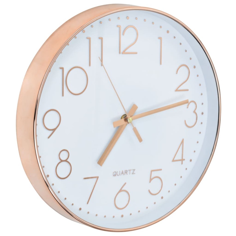 Reloj de pared 30 cm rosa