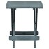Mesa plegable de jardín plástico verde 45x43x50