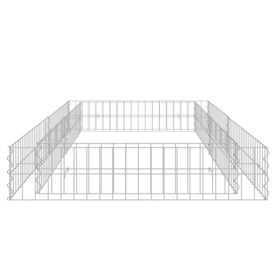 Arriate de gaviones de acero 200x100x20