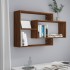 Estantería pared madera ingeniería roble marrón 104x20x58,5