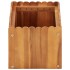 Arriate de madera maciza de acacia 50x30x25