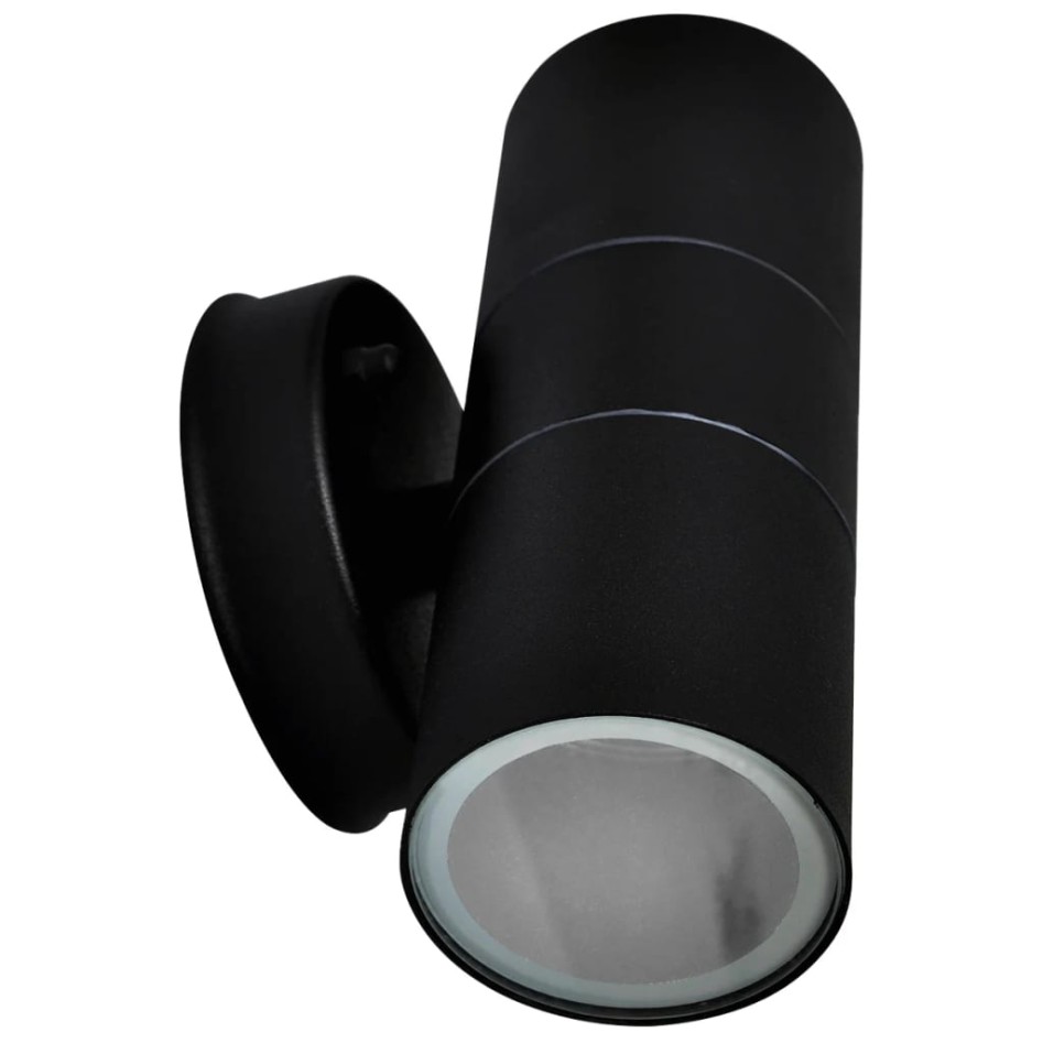 Lámpara de pared exterior 2 uds acero