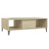 Mesa de centro madera contrachapada color roble 103,5x60x35