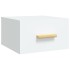 Mesita de noche de pared blanco 35x35x20