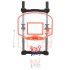 Juego de baloncesto infantil para puerta