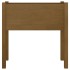 Jardinera de madera maciza de pino marrón miel 70x31x70