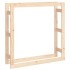 Estante para leña madera maciza de pino 100x25x100