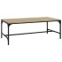 Mesa de centro madera contrachapada roble Sonoma 100x50x35