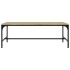 Mesa de centro madera contrachapada roble Sonoma 100x50x35