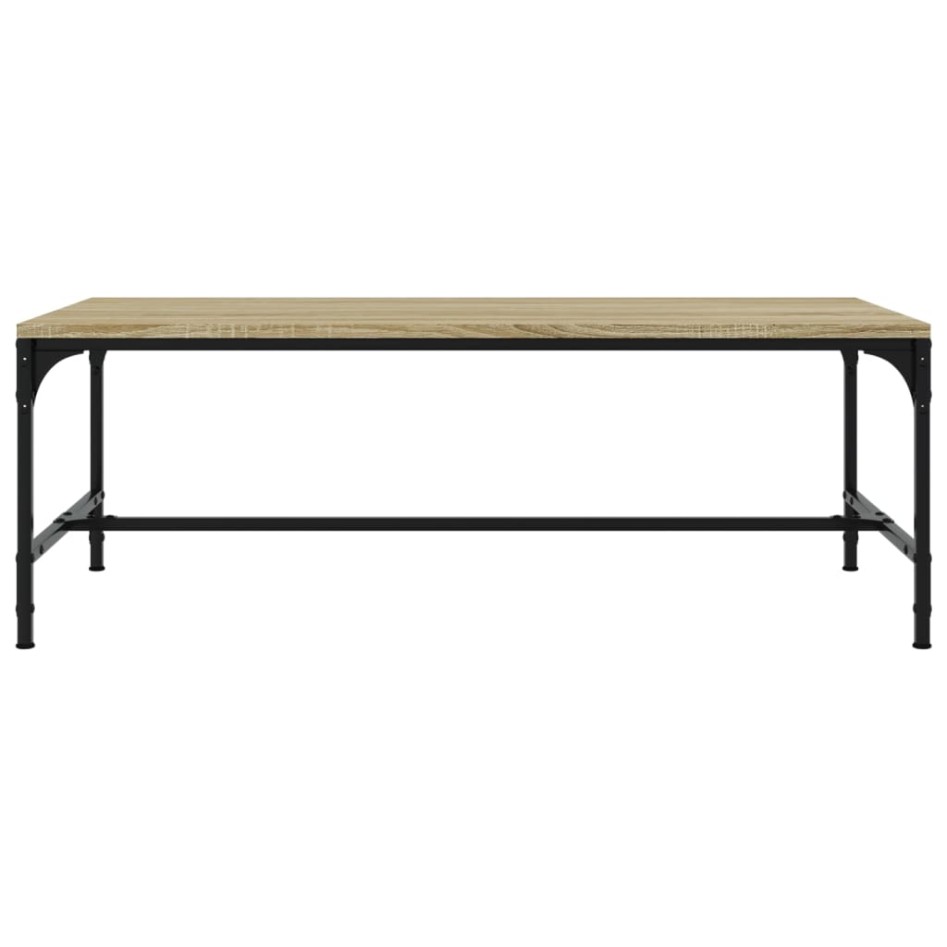 Mesa de centro madera contrachapada roble Sonoma 100x50x35