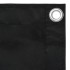 Toldo para balcón tela oxford negro 120x500