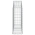 Cesta de gaviones forma arco hierro galvanizado