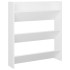 Zapatero de pared madera contrachapada blanco 80x18x90