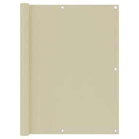 Toldo para balcón tela oxford crema 120x600