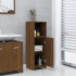 Armario de baño madera contrachapada roble marrón 30x30x95