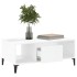 Mesa de centro madera contrachapada blanco 90x50x36,5