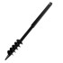 Taladro de tierra con mango doble espiral acero negro 80