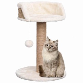 Árbol para gatos con poste rascador hierba marina 49