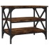 Mesa auxiliar madera contrachapada roble ahumado 55x38x45