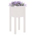 Jardineras 2 uds madera maciza de pino blanco 31x31x70