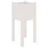 Jardineras 2 uds madera maciza de pino blanco 31x31x70